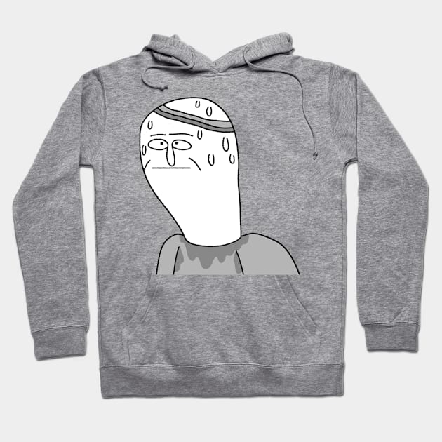 Excercise Man Hoodie by LaserPewPew